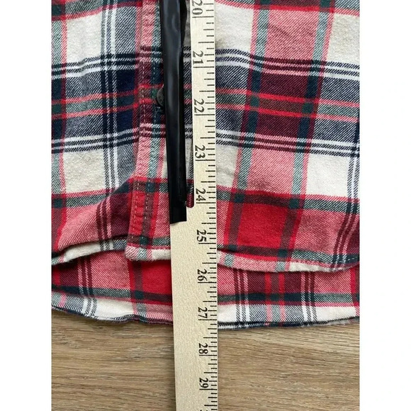 Dickies Men's Plaid Long Sleeve Button Down Flannel Shirt Relaxed Fit Sz L - Picture 8 of 8